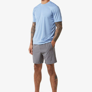 Ensemble de survêtement d'été pour homme, nouveau t-shirt à manches courtes et short respirant, ensemble 2 pièces, style imprimé tendance, ensemble sport en coton pour homme - Product Image 2