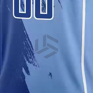 Maillot de basket personnalisé en gros - Nouveau design respirant, séchage rapide, antibactérien, manches courtes, unisexe, 100% polyester - Product Image 6