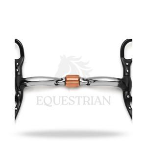 Bocado de caballo de 3 piezas con vástago en forma de lágrima y rodillo para críquet, equipo de equitación - Product Image 3