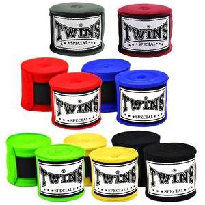 Bandes de poignet en maille de haute qualité pour jumeaux, personnalisées, en coton élastique, protection professionnelle pour le Muay Thai et le kickboxing - Product Image 2