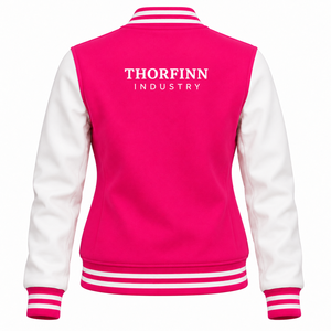 OEM/ODM Custom Made Unique Design Contrast Color Long Sleeves <b>Women</b> Varsity <b>Quilted</b> <b>Jacket</b> <b>Lightweight</b> Comfortable Embroidery - Product Image 6