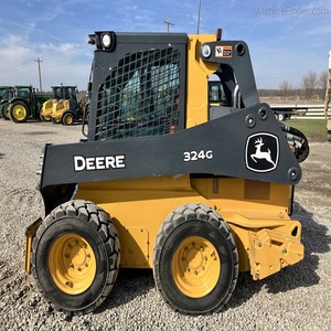 Cargadora compacta John Deere 324G premium con potente rendimiento y sistema hidráulico confiable al mejor precio - Product Image 5
