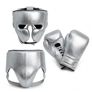 Guantes de Boxeo de Cuero Resistentes con Cierre de Velcro para Entrenamientos de Boxeo y Sparring que Ofrecen Comodidad, Durabilidad y Seguridad - Product Image 1