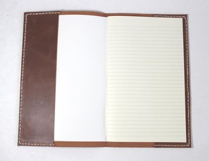Carnet de notes en cuir de buffle marron antique, couverture rigide, cousu à la machine, rechargeable, pour journal intime ou promotion de cadeaux - Product Image 3