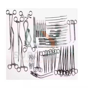 Juego de 52 Instrumentos de Cirugía Cardíaca y Vascular de Acero Inoxidable Reutilizables para Toracotomía, Cirugía General y Mayor, para Hospital, por Blush - Product Image 6