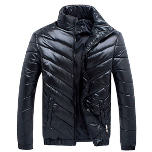 Veste d'hiver matelassée pour homme de haute qualité en gros avec logo personnalisé et caractéristiques imprimées OEM, poches chaudes à bulles - Product Image 5