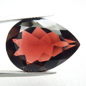 PDM Gems Best Seller Garnet Pear Cut Loose Gemstone Single Piece 17 Carats 15x20mm Pierre Rouge Naturelle Pour Bijoux Personnalisés - Product Image 1