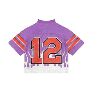 Maillot de football personnalisé numéro 56 en maille verte pour homme, à manches courtes, col en V, respirant, vêtements d'équipe toutes saisons - Product Image 2