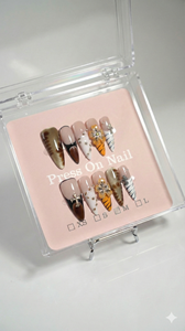 เล็บ<span class=keywords><strong>ปลอม</strong></span>ทำมือสุดหรู ลายดอกไม้ 3 มิติ ลายเสือ ลายตาแมว เล็บ<span class=keywords><strong>ปลอม</strong></span>แบบยาวทรงสติลเลตโต ใช้ซ้ำได้ ติดกาวสำหรับผู้หญิง - Product Image 3