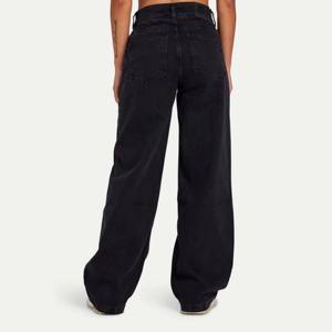 Venta Directa de Fábrica OEM, Jeans de Mezclilla para Mujer, Cintura Alta, Corte Recto y Holgado, Pantalones Vaqueros Holgados para Damas - Product Image 4