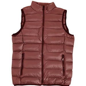 Chaleco de Moda de Invierno con Logotipo Personalizado, Chaqueta para Hombre, Cuello Alto, Chaqueta Acolchada sin Mangas, Ropa de Abrigo para Exteriores - Product Image 4