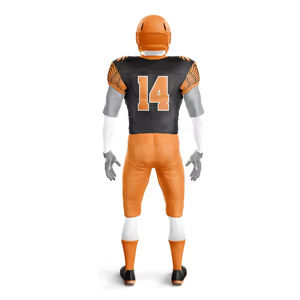 Hot Selling 100% Polyester American Football Uniform New Design Custom Made Sets <b>Best</b> Quality & Breathable - Product Image 3
