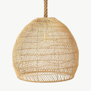 Abat-jour en rotin fait main sur mesure, couverture de luminaire tissée naturelle, vente en gros, fabricant vietnamien - Product Image 6