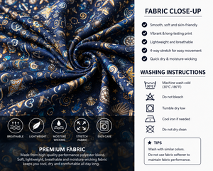 Camisa Polo con Estampado Náutico a Precio de Fábrica, Manga Corta, Cierre de Botones, Transpirable, 100% Poliéster, Ropa Casual de Golf, Patrón Azul y Dorado - Product Image 5