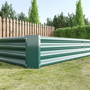 Kit Letto da Giardino Rialzato in Metallo 7.6x3.7x0.98ft per Fioriere, Ortaggi, Erbe Aromatiche, Spazi Verdi - Set da Giardino Versatile - Product Image 2