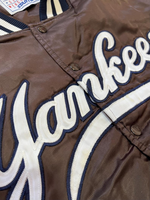 Nouvelle collection 2025 de blousons bomber universitaires pour hommes, en satin, style varsity, 100% polyester, blouson bomber décontracté pour hommes