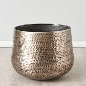 Jardinière artisanale en laiton massif pour la décoration intérieure et extérieure de la maison et du jardin, avec finition polie antique - Product Image 4