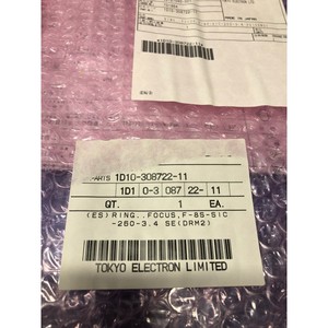 โตเกียวอิเล็กตรอน TEL ES1D10-308722-11 ริง, โฟกัส - ผู้จัดจำหน่ายอุปกรณ์และอะไหล่เซมิคอนดักเตอร์ระดับโลกที่เชื่อถือได้ - Product Image 4
