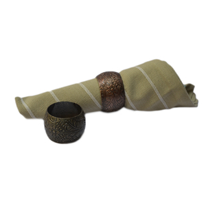 Porte-serviettes à finitions multiples, idéal pour la décoration de table, les mariages et les fêtes, anneaux à serviettes en métal - Product Image 4