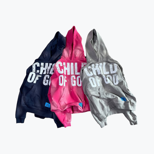 Sudadera con capucha unisex para niños, con estampado Child Of God, manga larga, informal, de algodón, con cordón ajustable y bolsillos laterales. - Product Image 1