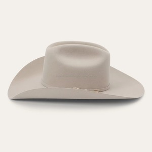 Silver Cream Felt Classic Texan Western Cowboy <b>Hat</b> Premium <b>Wool</b> Felt Wide Brim Country Rodeo <b>Hat</b> <b>Men</b> Women - Product Image 5