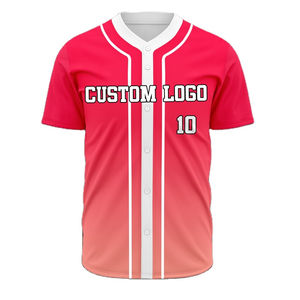 Maillot de baseball personnalisé à sublimation avec boutons, design sur mesure, vente en gros à prix réduit pour les tenues d'équipe - Product Image 3
