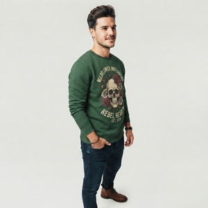 Sweat-shirt pour homme avec impression graphique, vêtement de tous les jours de qualité supérieure avec illustrations originales, intérieur doux, tissu respirant, plusieurs tailles - Product Image 2