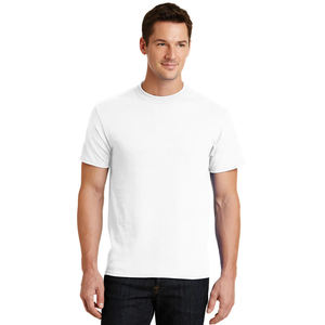 Camiseta Básica Lisa de Algodón para Hombre y Mujer, Cuello Redondo, Suave, Ligera, Transpirable, Informal, para Verano, Venta al por Mayor, EE. UU. - Product Image 1
