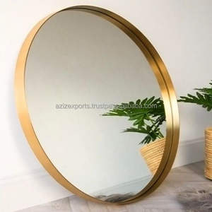 Exhibición de la Mesa del tocador Espejo de tocador fácil de mover y giratorio Venta caliente Espejo de maquillaje de latón Espejo de lujo para mujeres - Product Image 2