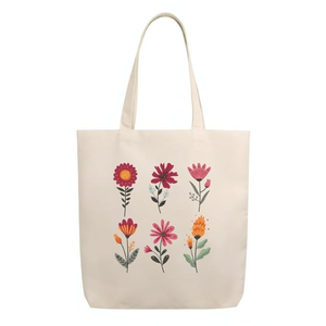 Bolsa de Mano de Lona de Algodón con Logotipo Personalizado al por Mayor, Bolsa de Compras Reutilizable Ecológica para Mujer - Product Image 3
