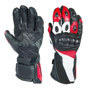 Guantes de Motocicleta Elegantes de Cuero Vacuno, Guantes Largos para Motocross, Guantes de Motocicleta de Calle para Hombre de Alta Calidad - Product Image 5