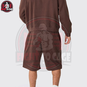 Ensemble sweat à capuche zippé et short respirant pour homme, qualité supérieure, personnalisé, séchage rapide, idéal pour l'entraînement et les loisirs en automne - Product Image 4