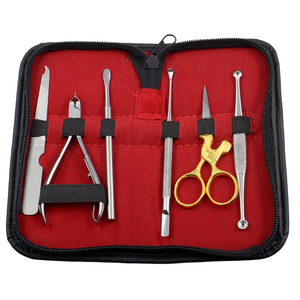 KOUNAIN Kit de manucure pédicure professionnel en acier inoxydable avec étui en cuir coupe-ongles ciseaux ensemble de beauté pour femmes - Product Image 4