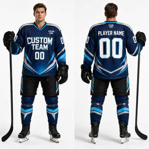 Youth Ice Hockey Uniform Jersey Pants Socks Set School <b>College</b> Mens Womens Professional Premium Modern Vintage Wholesale Factory - Product Image 2