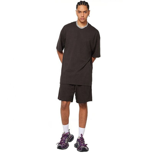 T-shirt à manches courtes et short, tenue assortie, ensemble deux pièces confortable et décontracté pour un usage quotidien, activités du week-end, voyages - Product Image 6