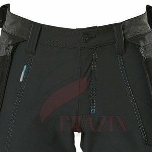 Shorts de travail robustes en coton, vêtements de travail utilitaires, logo personnalisé, fabricant OEM, fournisseur - Product Image 6