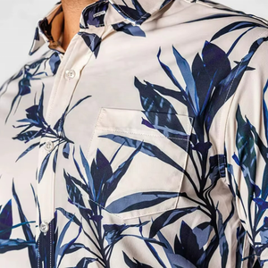 Chemise Hawaïenne Décontractée d'Été à Manches Courtes Imprimée, Personnalisable avec Motifs Graphiques pour la Plage - Product Image 4