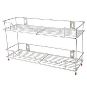 Professional 3 Tier Stainless Steel Spice Rack Multi Layer <b>Kitchen</b> Organizer Shelf for Bottles and Jars <b>Pantry</b> Storage Stand - Product Image 5