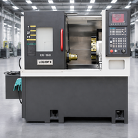 Tour CNC à banc incliné compact avec banc incliné à 30 degrés et base en fonte HT300 pour raccords hydrauliques et barres de 45 mm LK-160