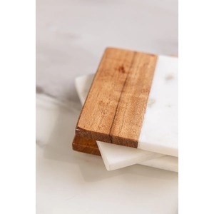 Posavasos de Madera Maciza de Primera Calidad, Reutilizables y Resistentes al Calor, para el Hogar y Restaurantes - Product Image 1