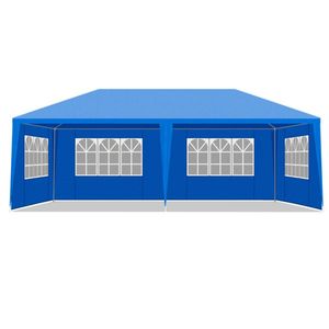 Waterproof Blue Wedding & Party Tent with 10 X 20 Canopy 6 Removable Sidewalls for Outdoor Patio for Weddings and Parties - Product Image 1