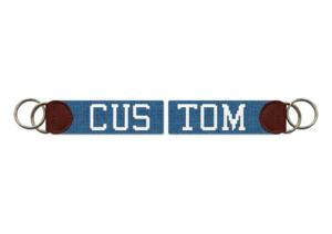 Custom Design Excellent Gift Keychain Puppy Dog Animal Style Fashion Leather <b>Key</b> <b>Holder</b> with Needlepoint Unique <b>Key</b> - Product Image 3