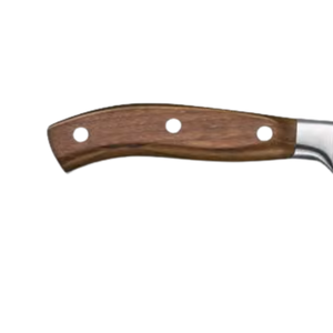 Couteaux à pain professionnels en acier inoxydable avec manche en bois brun, lame longue dentelée rivetée, pour la découpe du pain et des gâteaux - Product Image 5