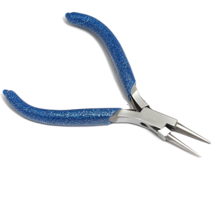 Industrial Grade Needle Nose Jewelry Pliers Blue Handle Precision <b>Wire</b> Looping <b>Crafting</b> Tool For Jewelry Designer Workshop - Product Image 1