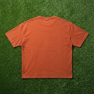 Men's <b>Orange</b> Oversized T Shirt Crew Neck Short Sleeve Casual Streetwear Cotton <b>Tshirt</b> Relaxed Fit Fashion Top - Product Image 6