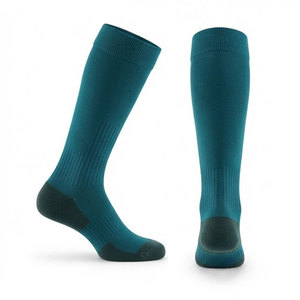 High Stretch Crew <b>Socks</b> Breathable Fabric Cushioned Heel Secure Cuff <b>Long</b>-Lasting Knit Quick Dry Customizable Basketball <b>Socks</b> - Product Image 1