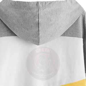 เสื้อฮู้ดดี้ผู้หญิงสีพื้น ผ้าฝ้ายฟลีซ 100% ทรงโอเวอร์ไซส์ สวมใส่สบายสำหรับฤดูใบไม้ร่วงและฤดูหนาว สไตล์ลำลองแนวสตรีทแวร์ เสื้อผ้าสั่งทำพิเศษ - Product Image 3