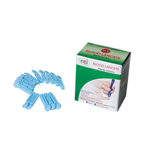 Lanceta de Sangre Estéril de Un Solo Uso con Punta de Acero Inoxidable para Pruebas en Casa (OEM Disponible) - Product Image 1