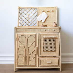 Cocina de juguete para niños, juego de simulación natural, estufa de ratán, cocinas, suministro al por mayor, otros juguetes para bebés - Product Image 4