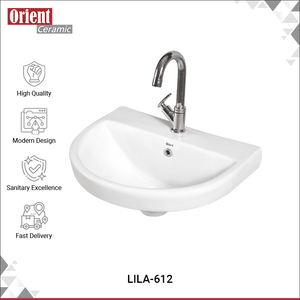 Lavabo de Cerámica de Alta Calidad, Colgante de Pared, para Uso Doméstico y Comercial - Product Image 2